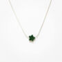 Green Malachite Star Silver Or Gold Necklace, thumbnail 1 of 5