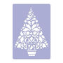 Reusable Stencil Christmas Tree 59x95 And Snow Spray, thumbnail 3 of 4