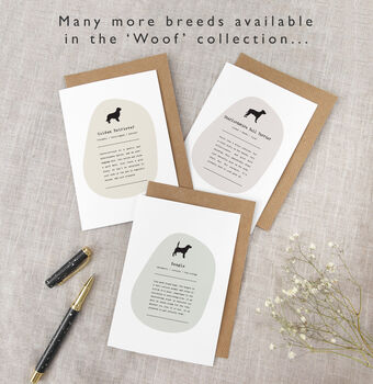 Funny English Bulldog Silhouette Dog Card, 4 of 6