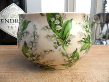 Open Sugar Bowl In Lily Of The Valley Design, 3 of 9