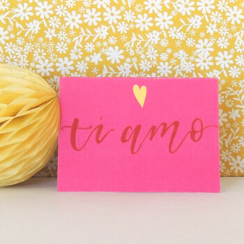 Mini Ti Amo Card, 4 of 5