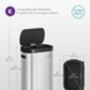 Motion Sensor Kitchen Bin Automatic Trash Can, thumbnail 2 of 7