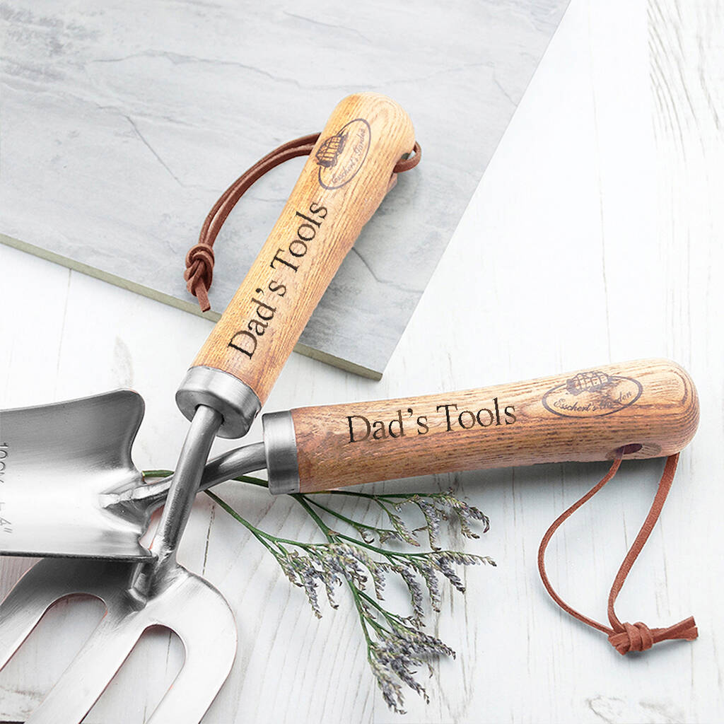 Personalised Luxury Silver Trowel And Fork Set, 1 of 3