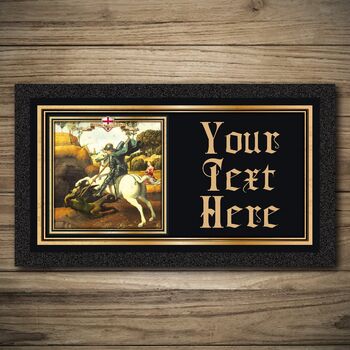 Personalised Bar Runner George And The Dragon, 3 of 8