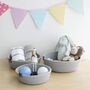 Pack Of Three Grey Small Woven Storage Basket, thumbnail 1 of 4