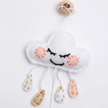 Cloud Garland Felt Craft Kit, 4 of 5