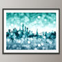 New York Cityscape Skyline Art Print, thumbnail 3 of 5