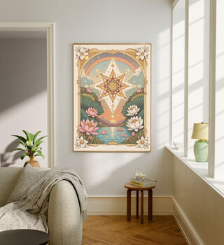 Star Tarot Card Cestrial Art Print, 2 of 3