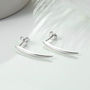 Sterling Silver Elegant Stud Earrings, thumbnail 1 of 3