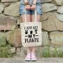 Funny Tote 'I just wet my plants', thumbnail 3 of 7
