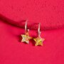 Mini Star Hoop Earrings – Dainty Hoops, thumbnail 1 of 3