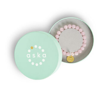 Aska Rose Quartz Maternity Movement Bracelet, 3 of 12