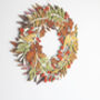 Autumn Leaf Hand Painted Multi Layered Wreath, Seasonal Wreath, thumbnail 1 of 6