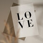'Love You' A6 Mother's Day Card, thumbnail 1 of 3