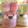 Three Easter Bunnies Knitting Kit, thumbnail 3 of 3