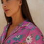 Pink Silk Blend Pyjama Set, thumbnail 8 of 9