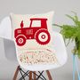 Personalised Children's Tractor Cushion, thumbnail 1 of 5
