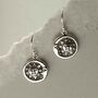 Sterling Silver Sun And Moon Dangly Earrings, thumbnail 4 of 6