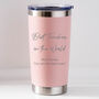 Personalised Best Teacher In The World Thermos Insulated Cup, thumbnail 4 of 5