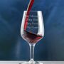 Personalised Crystal Thank You Wine Glass, thumbnail 4 of 9