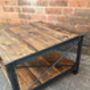Industrial Reclaimed Coffee Table Tv Unit 295, thumbnail 2 of 5