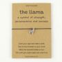 The Llama Wish Bracelet, thumbnail 3 of 5