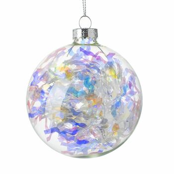 Large Iridescent Glass Bauble, 2 of 5