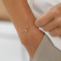 Fine Solid Gold Sapphire Star Bracelet, thumbnail 1 of 7