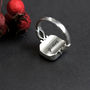 Anatomical Heart Under Glass Ring, thumbnail 2 of 8