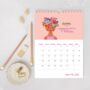 Illustrated 2023 A4 Monthly Wall Calendar, thumbnail 4 of 10