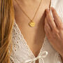 Round Spinner Personalised Name Necklace, thumbnail 5 of 12