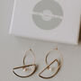 Mother Of Pearl Half Moon Earrings, thumbnail 1 of 6