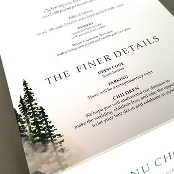 Woodland Wedding Invitations Sample, 5 of 12