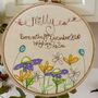 Celebration Embroidery Hoop, For A Girl, thumbnail 4 of 5