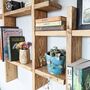 Reclaimed Wooden Wall Mounted Display Shelf, thumbnail 2 of 8