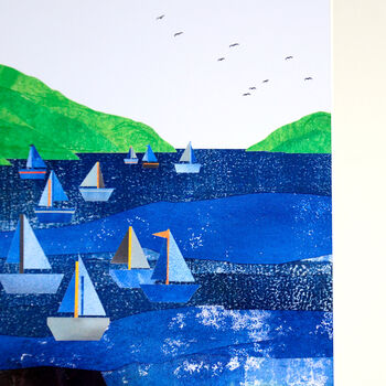 Coastal Boats Art Print, 7 of 11