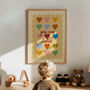 You Are Loved Nursery Print, thumbnail 1 of 12