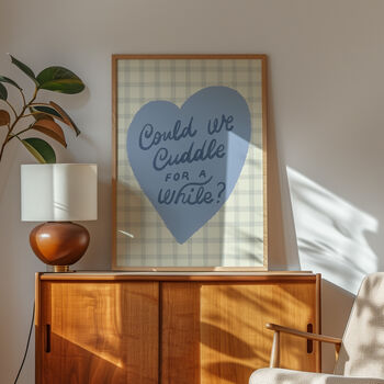 Could We Cuddle Print, Nursery Print, Bedroom Art, 6 of 12