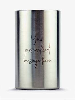 Personalised Engraved Wine Cooler Your Text Here, 2 of 2