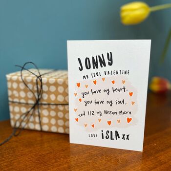Personalised Funny Valentines Card, 2 of 2