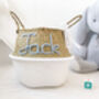 Personalised Dipped Seagrass Nursery Basket, thumbnail 4 of 9