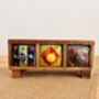 Mini Wooden Three Drawer Ceramic Chest Trinket Box, thumbnail 1 of 7