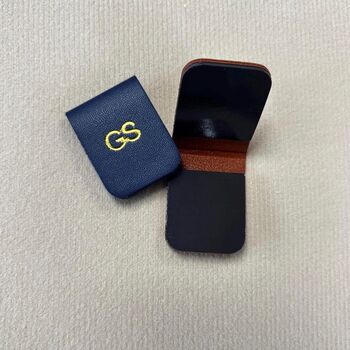 Personalised Vegan Leather Magnetic Bookmark, 4 of 8