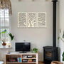 Abstract Tree Triptych: Wooden Wall Art For Homes, thumbnail 9 of 9