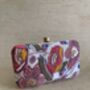 Digitally Printed Pink Floral Clutch Bag, thumbnail 1 of 10