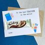 Teacher Thank You Chocolate Galaxy Card, thumbnail 4 of 4
