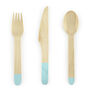 Pastel Tipped Wooden Cutlery, thumbnail 10 of 10