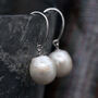 Baroque Pearl Sterling Silver Hook Earrings, thumbnail 10 of 12