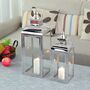 Set Of Two Stainless Steel Hanging Candles Lantern, thumbnail 4 of 8