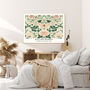 William Morris Cream Butterfly Art Print, thumbnail 3 of 3